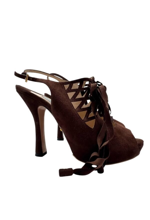 PRADA - PEEP TOE SLINGBACK - Image 9
